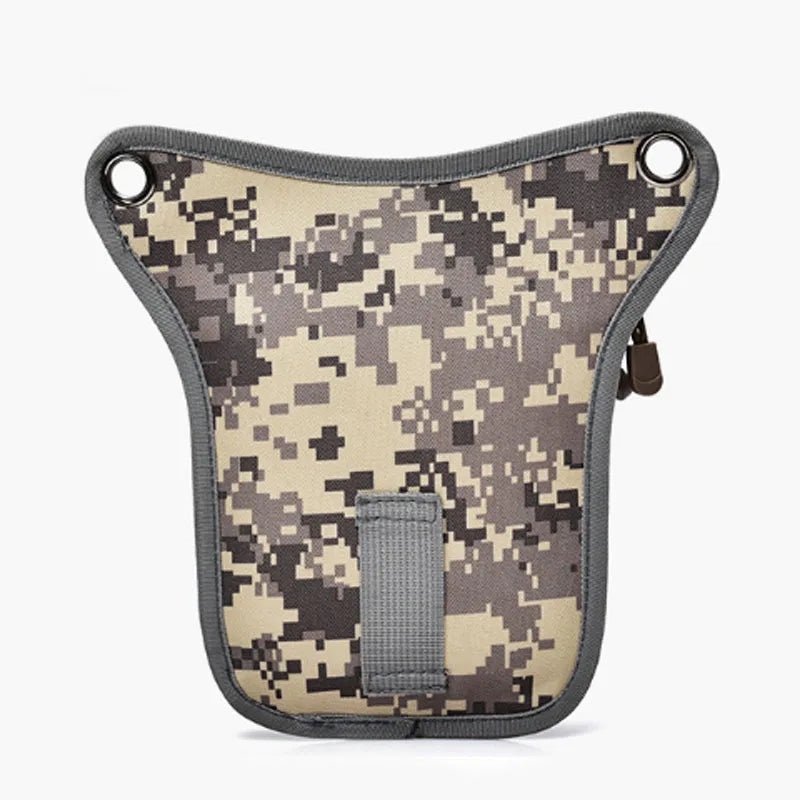 Nylon Military Fanny Waist Leg Drop Bag for Men
