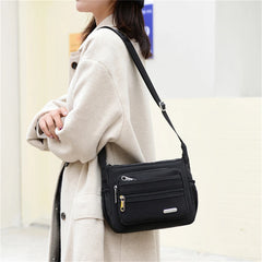 Nylon Style Ladies Shoulder Bag Solid Women Messenger Bags