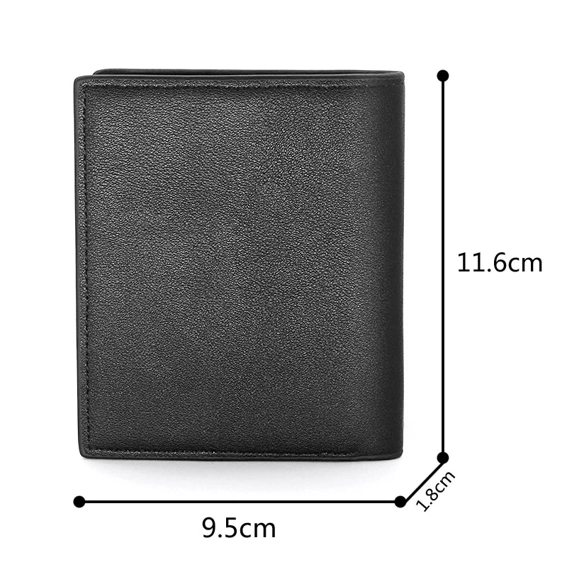 Eastern Star Leather Wallet Men Women Billfold Short Purses