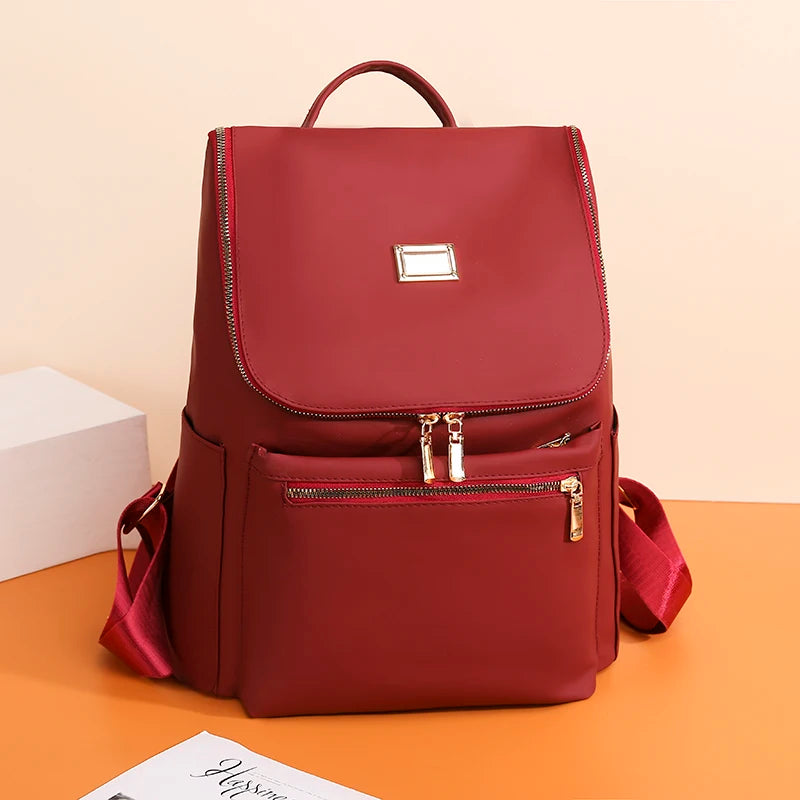 Oxford Backpack Women Waterproof School Bag