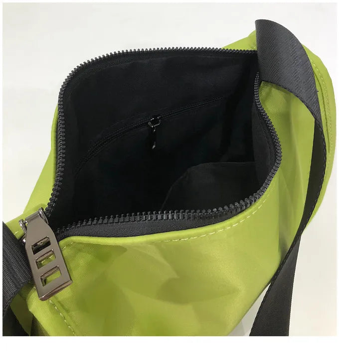 Oxford Crossbody Bag Large Capacity Hip-hop Gym Bag