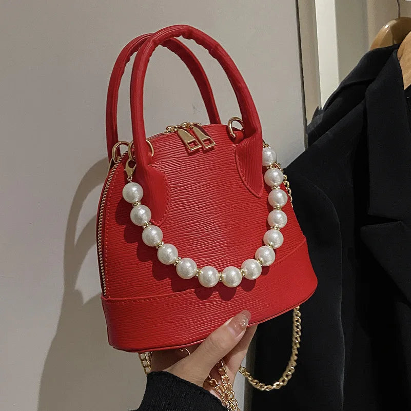 PU Leather Crossbody Bag Woman Handbag Shoulder Bag Small Shell All-match