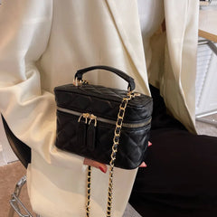 PU Leather Crossbody Bag Women's Handbags Mini Box Lady Shoulder Bags