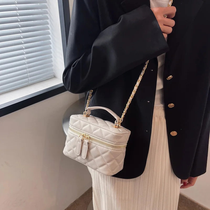 PU Leather Crossbody Bag Women's Handbags Mini Box Lady Shoulder Bags