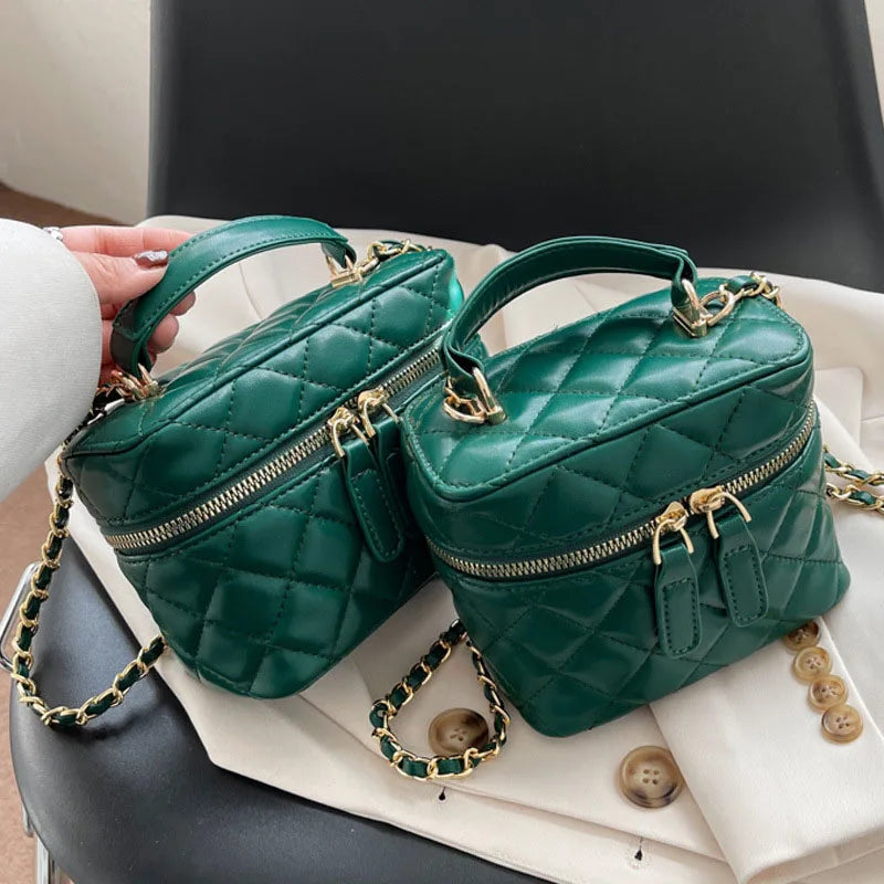 PU Leather Crossbody Bag Women's Handbags Mini Box Lady Shoulder Bags