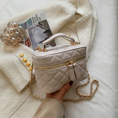 PU Leather Crossbody Bag Women's Handbags Mini Box Lady Shoulder Bags