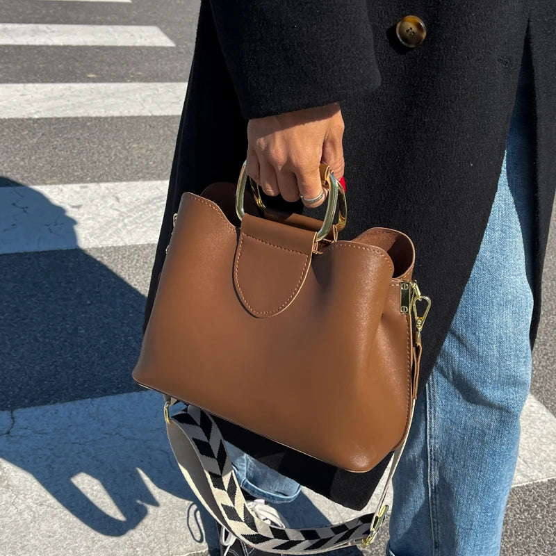 PU Leather Crossbody Bag Winter Shoulder Classic Handbag