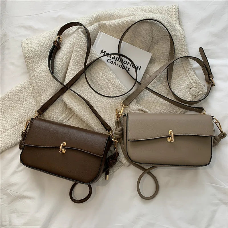PU Leather Crossbody Bag for Women Lady Shoulder Totes Shopping Bag