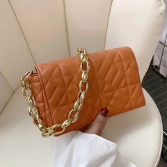 PU Leather Chain Shoulder Bag Ladies Handbag Wallet Women Small Clutch Tote Bag