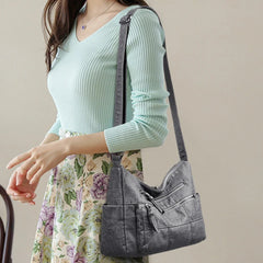 PU Leather Handbags Women Shoulder Crossbody Bags