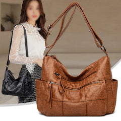 PU Leather Handbags Women Shoulder Crossbody Bags