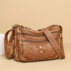 PU Leather Women Handbags Retro Shoulder Crossbody Bags Female Messenger Sac