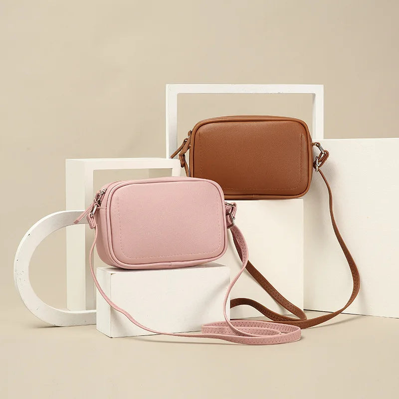 Small PU Leather Shoulder Bag for Women Clutches Crossbody Bag