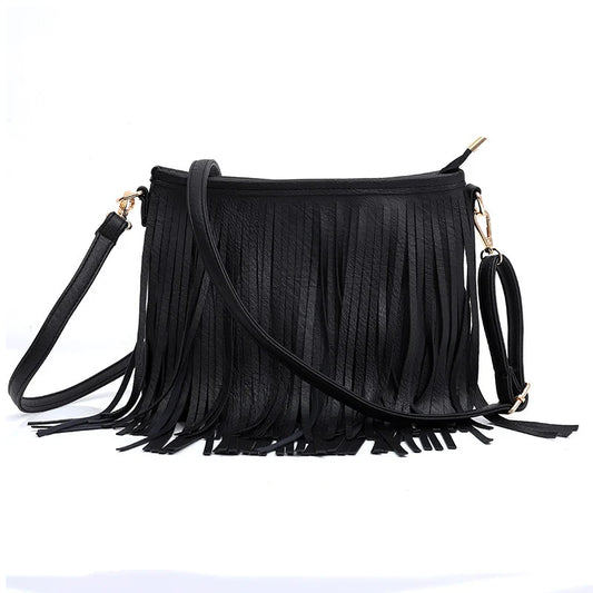Tassel Handbags And Purses Female Retro Messenger Bag