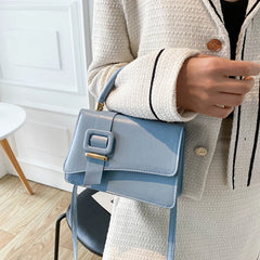 PU Leather Women Handbags Shoulder Bag All-Match Messenger Small Square Bag