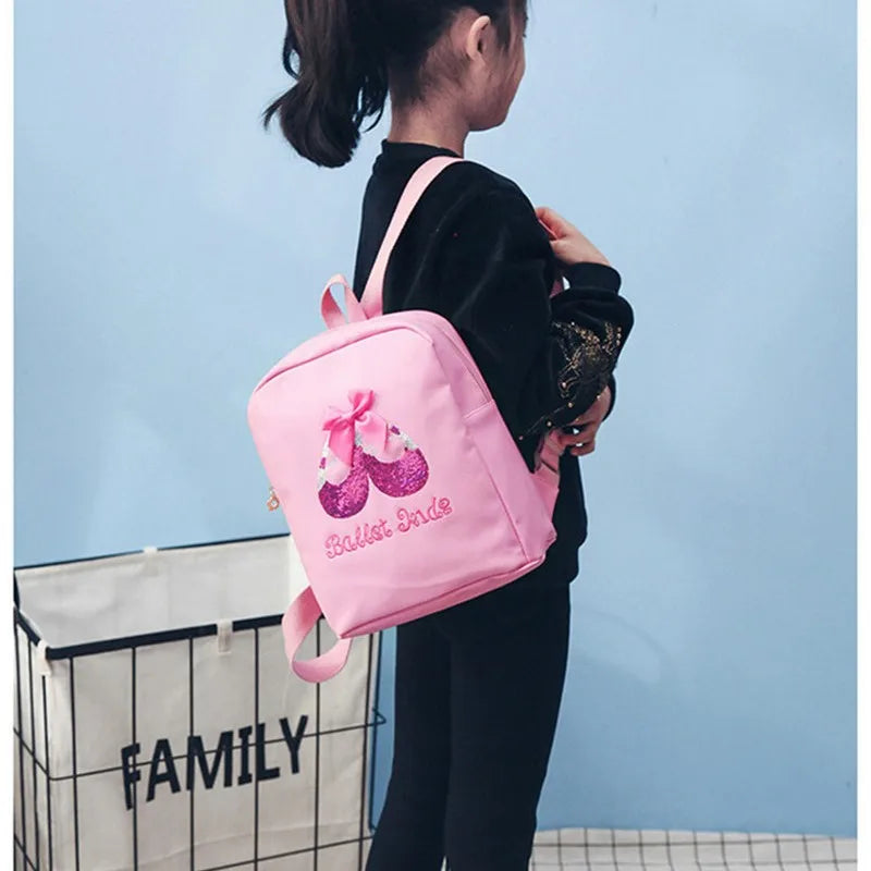 Waterproof Kids Ballet Backpack Girls Dance Bag