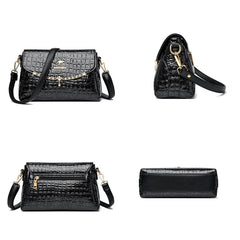 Patent Leather Shoulder Crossbody Bag for Women