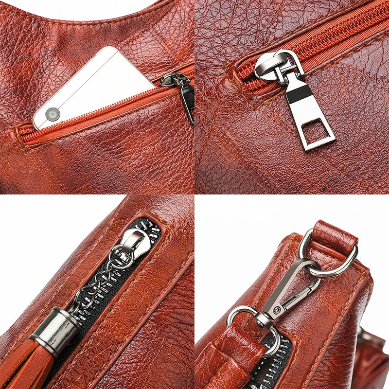 High Purse Leather Handbags Women Shoulder Bags Crossbody Bag For Women Bag Fema