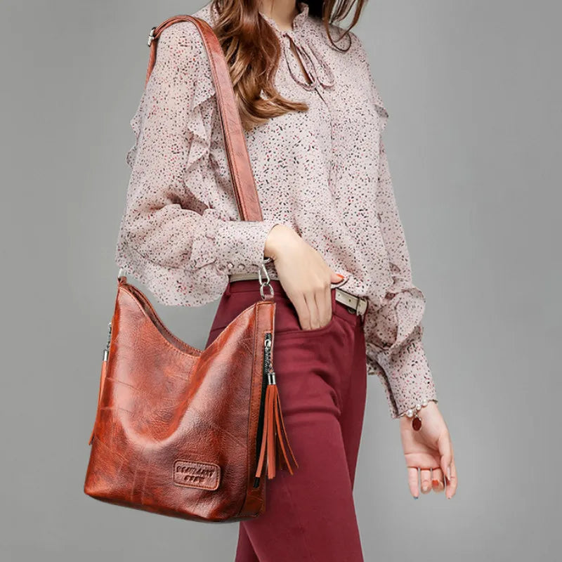 High Purse Leather Handbags Women Shoulder Bags Crossbody Bag For Women Bag Fema