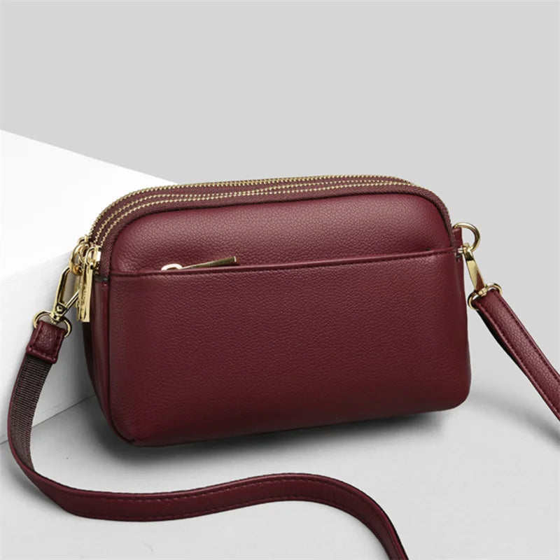 High-Purse Leather Handbags Women Shoulder Bags Crossbody Bag