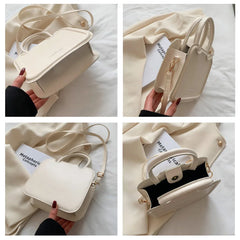Retro Small Handbags Crossbody Sling Bags PU Leather Purses Shoulder Bag