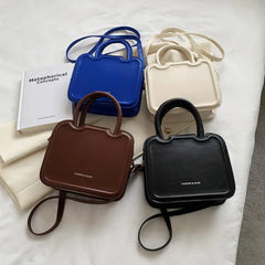 Retro Small Handbags Crossbody Sling Bags PU Leather Purses Shoulder Bag