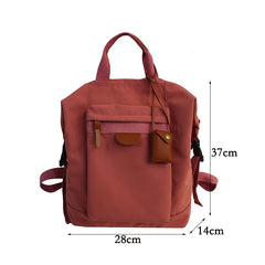 Canvas Women Backpack Schoolbag Teenager Girl Bag Mochilas