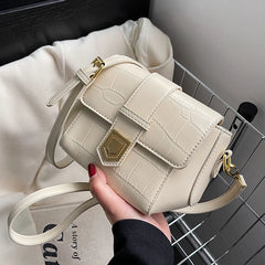 Stone Pattern Texture Mini Crossbody Bag for Women