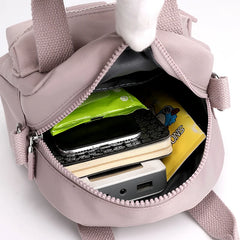 Women's Nylon Shoulder Bag Mini Purse Mommy Travel Tote Shopping Handbags