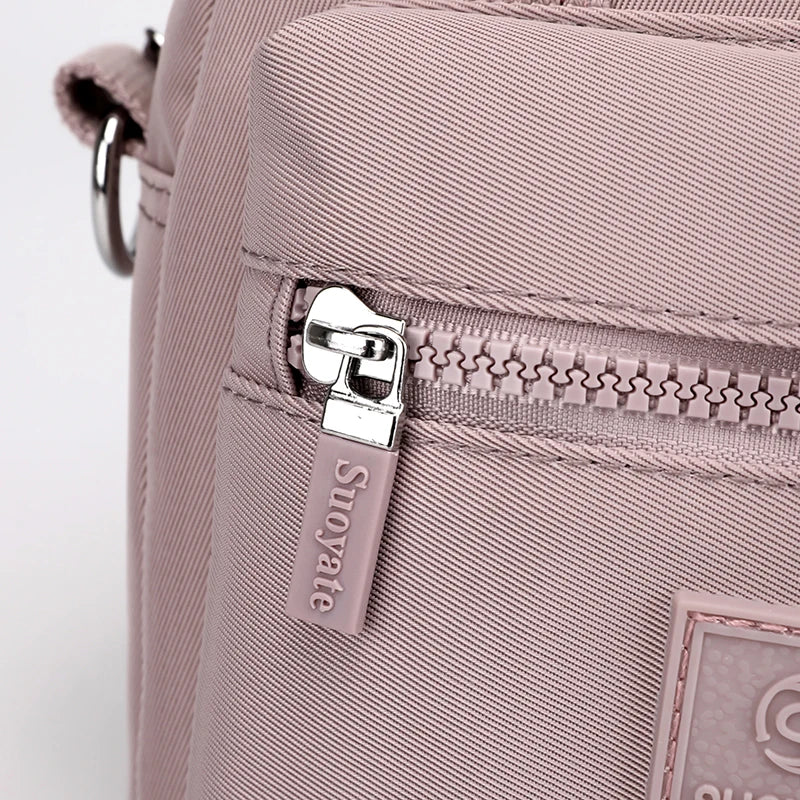 Women's Nylon Shoulder Bag Mini Purse Mommy Travel Tote Shopping Handbags