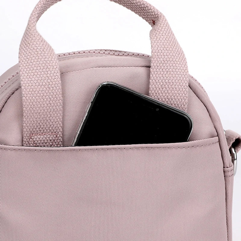 Women's Nylon Shoulder Bag Mini Purse Mommy Travel Tote Shopping Handbags