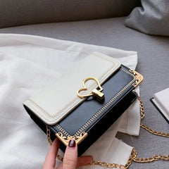 Small Square Handbag Women PU Leather Shoulder Bag Crossbody Female Purse
