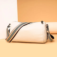 High Soft First layer cowhide Ladies Shoulder Bag Women Rivet Leather Handbag