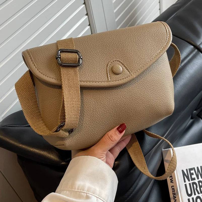 Soft Leather Anti Theft Chest Bag Crossbody Bag