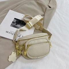 Soft Leather Crossbody Bag For Women Waist Bag Phone Purse Belt Bag