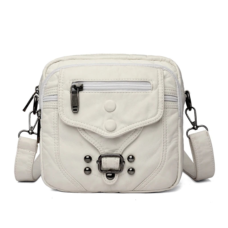 Soft Leather Crossbody Bags for Women Handbags Small Shoulder Messenger Bags