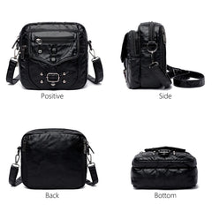 Soft Leather Crossbody Bags for Women Handbags Small Shoulder Messenger Bags