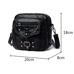 Soft Leather Crossbody Bags for Women Handbags Small Shoulder Messenger Bags