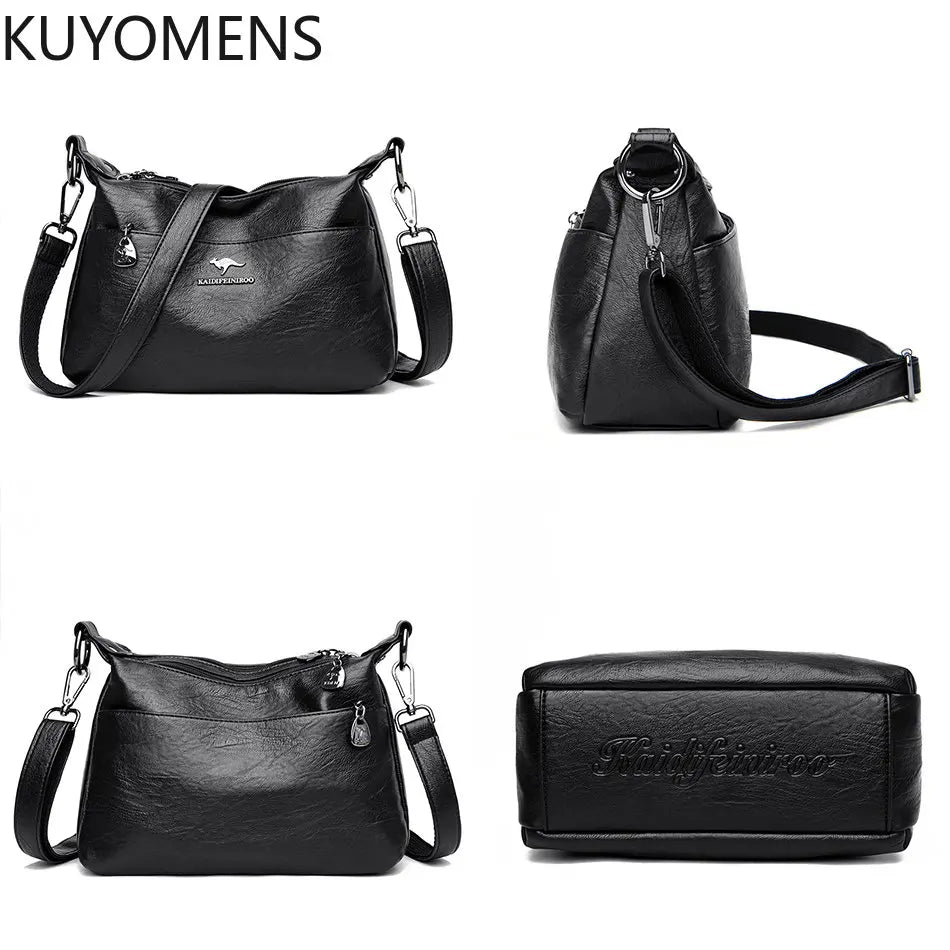 Soft Leather Handbags Purses Women Bags Shoulder Crossbody Bags