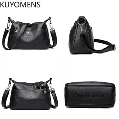 Soft Leather Handbags Purses Women Bags Shoulder Crossbody Bags