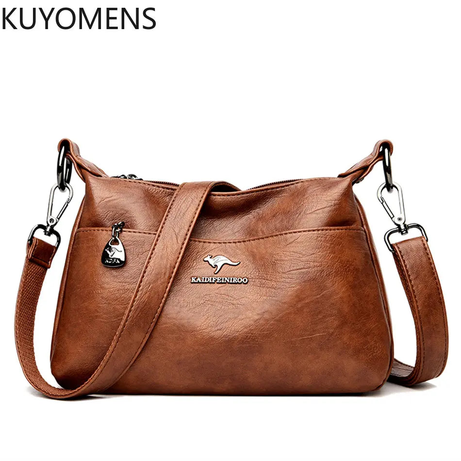 Soft Leather Handbags Purses Women Bags Shoulder Crossbody Bags