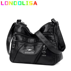 Women's Soft Leather Crossbody Shoulder Bag