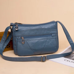 Soft Leather Women Bags Trends Shoulder Bag Handbag Purses Classic Crossbody Sac