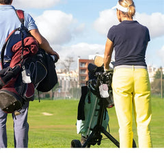 High Soft PU Leather Unisex Golf Bag Easy Carry Waist Golf Pouch