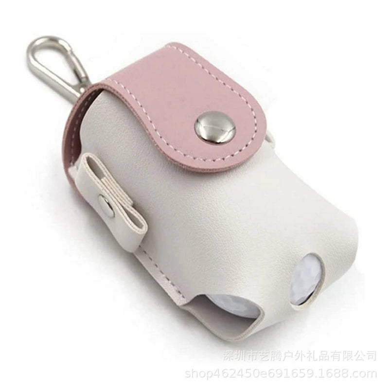 High Soft PU Leather Unisex Golf Bag Easy Carry Waist Golf Pouch