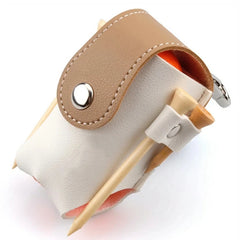 High Soft PU Leather Unisex Golf Bag Easy Carry Waist Golf Pouch