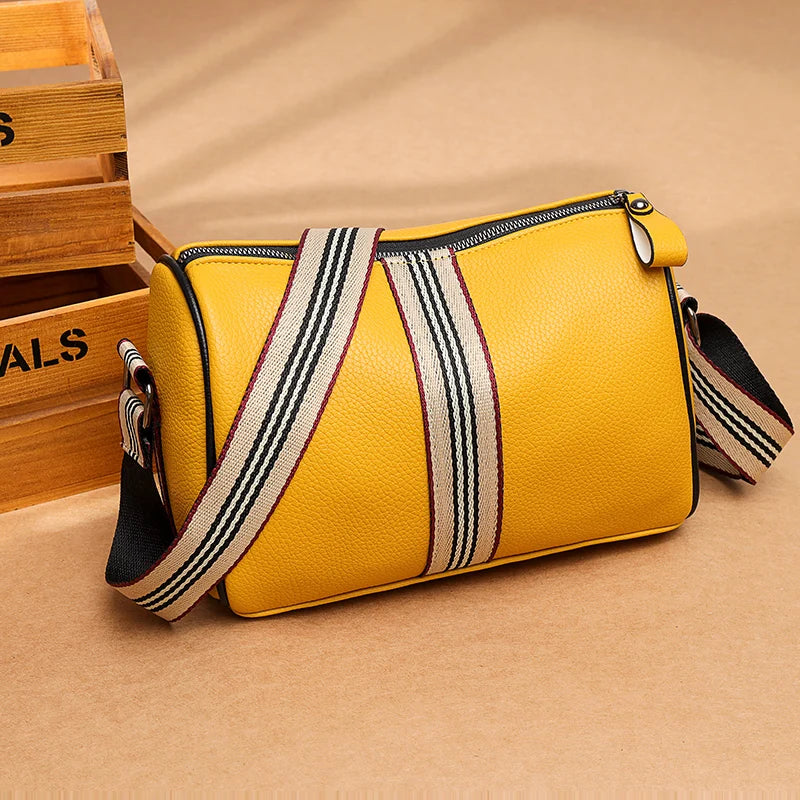 Soft PU Leather Women Shoulder Bags Totes Messenger Bags Ladies Handbags