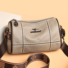 High Solid Leather Shoulder Crossbody Bags For Women Ladies Handbags