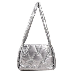 High Space Cotton Ladies Shoulder Bags Winter Shopping Crossbody Bag for Women