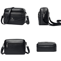 Split Leather Shoulder Bag Women Ladies Crossody